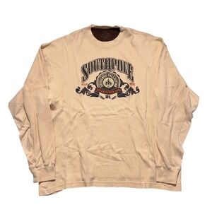 Vintage Southpole Thermal Long Sleeve Shirt Mens XXL Brown Y2K Oversized